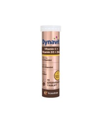 Dynavit Vitamin C + Vitamin D3 + Çinko 15 Efervesan Tablet