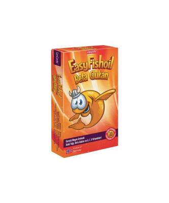 EasyFishoil Beta Glukan Karışık Meyve Aromalı 30 Jel Tablet
