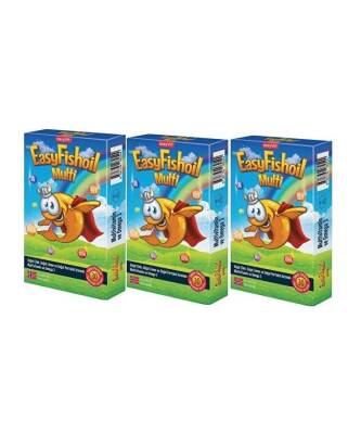 Easyvit Multi + Omega 3 Çiğenebilir Tablet 30 Adet x 3 Adet