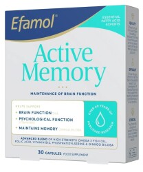 En uygun fiyatlarla Efamol Active Memory 30 Softgel