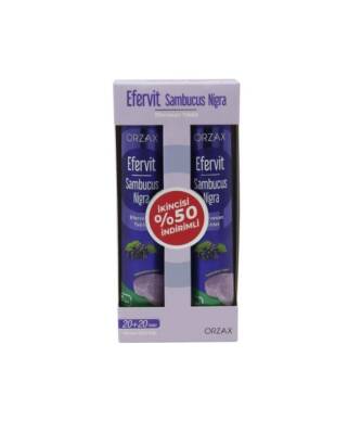 Efervit Sambucus Nigra İkili Tablet 20+20 - İkincisi %50 İndirimli
