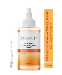 Embeauty Ton Eşitleyici C Vitamini Aydınlatıcı Ferulic Acid Tonik 200 ml