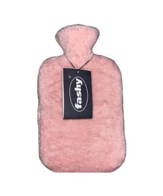 Fashy Termofor Pembe Peluş Kılıflı Sıcak Su Torbası 2 Litre