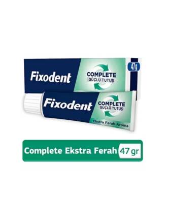 Fixodent Diş Protez Yapıştırıcı Krem Complete Ekstra Ferah 47 gr