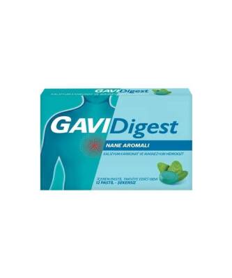 Gavidigest Nane Aromalı Şekersiz 12 Pastil