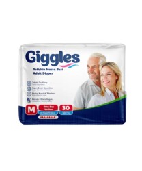 En uygun fiyatlarla Giggles Hasta Bezi Bağlamalı Medium 30 Adet