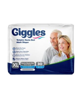Giggles Hasta Bezi Bağlamalı X-Large 30 Adet