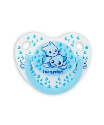 Hanymish Mini Silikon Damaklı Emzik Mavi 0 - 6 Ay No 1
