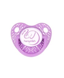 Hanymish Rainbow Silikon Damaklı Emzik Mor 0 - 6 Ay No 1