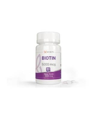 Haver Biotin 5000 Mcg 60 Tablet