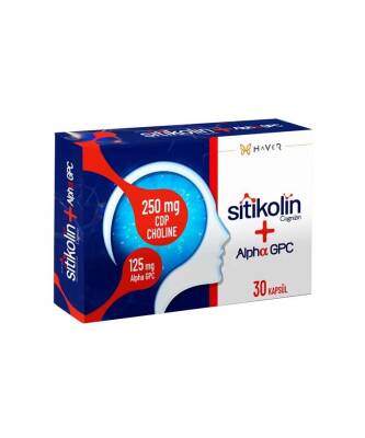 Haver Sitikolin Cognizin Alpha Gpc 30 kapsül - 1