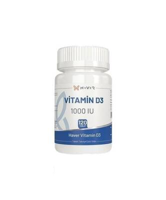 Haver Vitamin D3 1000 IU 120 Tablet