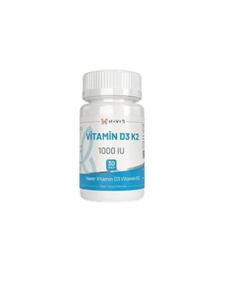 Haver Vitamin D3K2 30 Tablet