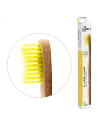 Humble Brush Doğal Yumuşak Yetişkin Diş Fırçası Sarı