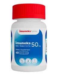 Imuneks Beta Glukan 50 mg 40 Kapsül - imuneks Farma | EvdekiEczanem