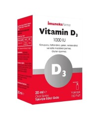 En uygun fiyatlarla İmuneks Vitamin D3 1000 IU 20 Ml Sprey