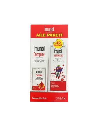İmunol Complex 30 Kapsül + İmunol Sambucus 150 ML Aile Paketi