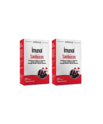İmunol Sambucus 20 Kapsül 1 Alana 1 Bedava