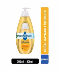 Johnsons's Baby Şampuan 750 ML + 200 ML Ekonomik Paket