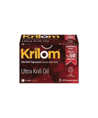 Krilom Ultra Krill Oil 30 Kapsül 2.si %50 İndirimli