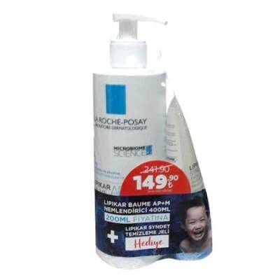 La Roche Posay Lipikar Baume Ap+m 400ml Lipikar Syndet Jel Hediyeli