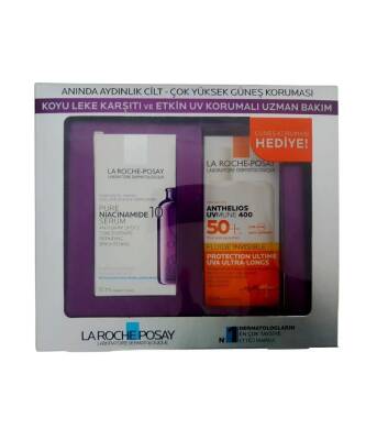 La Roche Posay Pure Niacinamide 10 Serum 30 ML- La Roche Posay Anthelios Uvmune 400 SPF50 50 ML Hediye
