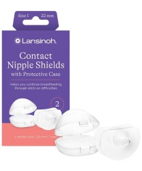 En uygun fiyatlarla Lansinoh 2'li Silikon Göğüs Ucu Koruyucu 20 mm
