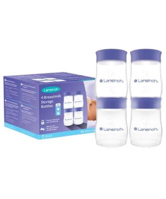Lansinoh 4'lü Süt Saklama Şişesi