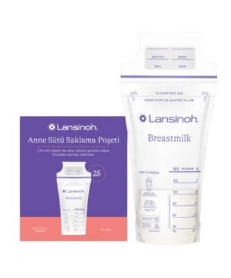 Lansinoh Anne Sütü Saklama Poşeti 25 Adet