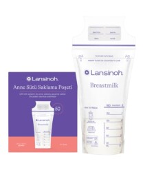 En uygun fiyatlarla Lansinoh Anne Sütü Saklama Poşeti 50 Adet