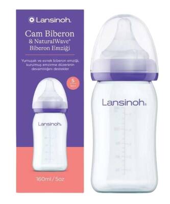 Lansinoh Natural Wave 160 ml Cam Biberon