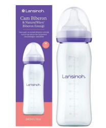 Lansinoh Natural Wave 240 ml Cam Biberon