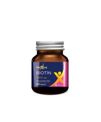 Lifextra Biotin 5000 Mg 60 Tablet - 1