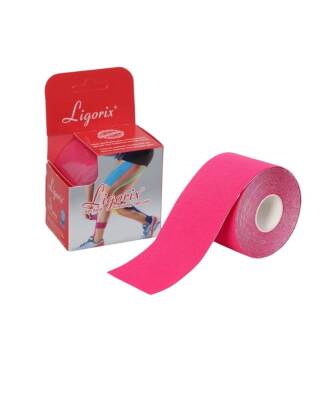 Ligorix Kinesio Tape Sporcu Bandı 5cmX5m Pembe