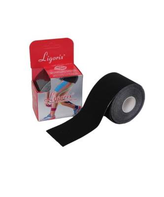Ligorix Kinesio Tape Sporcu Bandı 5cmX5m Siyah