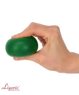 Ligorix Silikon El Terapi Topu Yeşil Yumuşak