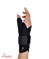 En uygun fiyatlarla Ligorix Statik El Bilek Ateli Siyah Kumaş Bedensiz - Sağ