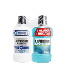 Listerine Advanced White 250 ML Ve Cool Mint 250 ML Firsat Paketi