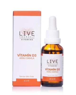 Live Yourself Vitamin D3 400 İu 30 ML