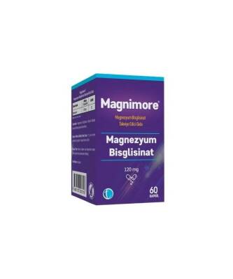 Magnimore Magnezyum Bisglisinat 60 Kapsül