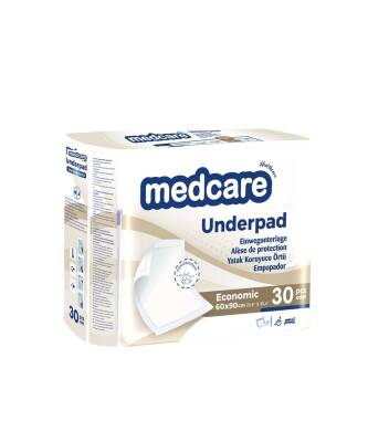 Medcare Yatak Koruyucu Ekonomik 60 x 90cm 30 Adet