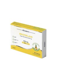 Miraderm Bromelain 500 mg 30 Tablet