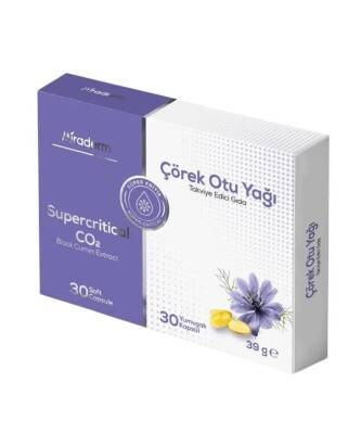 Miraderm Çörek Otu Yağı 30 Kapsül