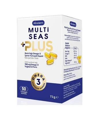 Miraderm Multi Seas Plus Omega 3 50 Yumuşak Kapsül