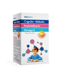 En uygun fiyatlarla Miraderm Sitikolin Fosfotidilserin Omega 3 Şurup 100 ml