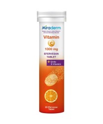 Miraderm Vitamin C 1000 Mg 20 Efervesan Tablet