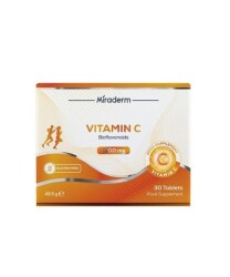 En uygun fiyatlarla Miraderm Vitamin C 1000 mg 30 Tablet