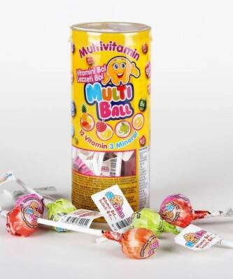 Multiball Lolipop Vitamin 15'li
