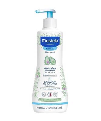 Mustela Gentle Cleansing Gel Yenidoğan Bebek Şampuanı 500 ML - 1