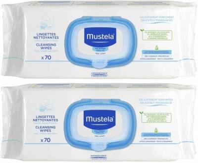 Mustela Islak Temizleme Mendili 2 X 70 Avantajlı Paket